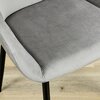 Chaise - Lot de 2 fauteuils repas en tissu gris clair - LOXTOY photo 5