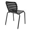 Chaise de jardin - Lot de 2 chaises de jardin en aluminium noir - VONDEL photo 3