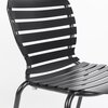 Chaise de jardin - Lot de 2 chaises de jardin en aluminium noir - VONDEL photo 4