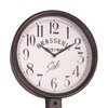 Horloge - Pendule - Horloge porte manteau Bistro 35,5x23x80 cm marron photo 2