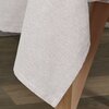 Linge de table - Nappe rectangulaire 250x140 cm en tissu beige photo 3