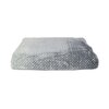 Couvre-lits et accessoires - Plaid nid d'abeille 150x200 cm en tissu gris photo 2