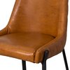Chaise - Chaise 56,5x56,5x86,5 cm en PU marron photo 2