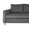 Canapé d'angle - Canapé d'angle réversible 219x151x80 cm en velours côtelé gris - VIMO photo 3