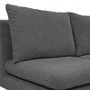Fauteuil - Chauffeuse 2 places en tissu anthracite - HOMY photo 3