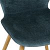 Chaise - Lot de 2 chaises repas 46x53x84 cm en tissu bleu foncé - KRISTEN photo 4