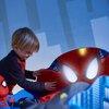 Lit enfant - Lit enfant 70x140 cm décor Spiderman avec les yeux lumineux photo 3