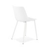 Chaise - Chaise repas 50x44x77 cm en polypropylène blanc photo 3