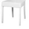 Chaise - Lot de 2 chaises repas 44x55x91 cm en PU et pieds blanc photo 3