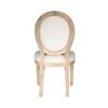 Chaise - Lot de 2 chaises médaillon 39x57,5x96 cm en tissu écru - INOA photo 3