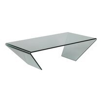 Table basse rectangulaire 120x65x36 cm - GLASS