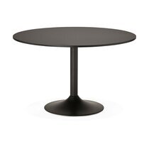 Table ronde 120x77 cm noir - JANET