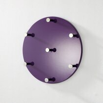 Portemanteau enfant rond 35 cm violet - AYOLLEE