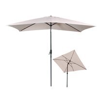 Parasol inclinable 200x300 cm sable - PALERMO
