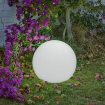 Boule lumineuse extérieure blanche 60 cm - HEMERA