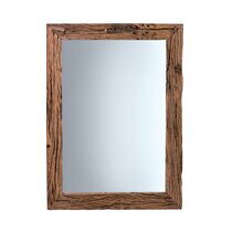 Miroir 105x5x140 cm en bois recyclé marron