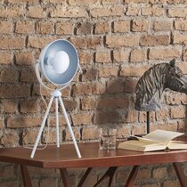 Lampe de table spot 40x25x50 cm en métal blanc