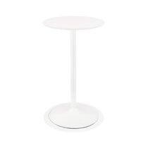 Table de bar ronde 60x103,5 cm décor blanc - DOSKI