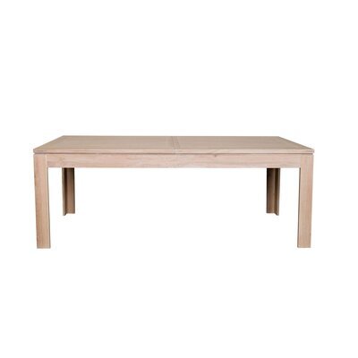 Table avec allonges 200 cm en chêne blanchi - SOPHIE