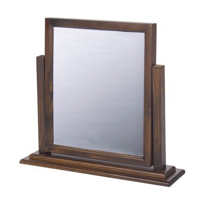 Miroir pour coiffeuse 60x15x60 cm en pin foncé - GUVEN