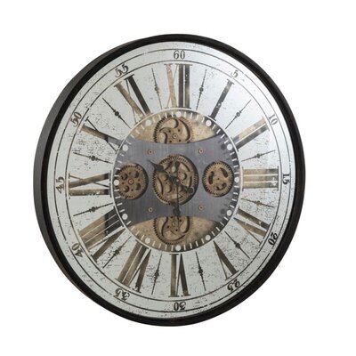 Horloge ronde 78 cm avec chiffre romains