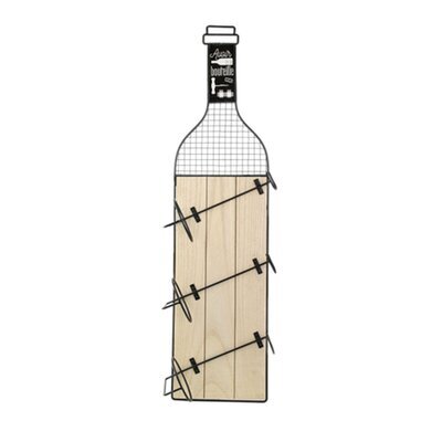 Porte-bouteilles 21x11x83,5 cm en forme de bouteille