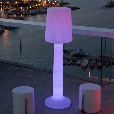 Lampadaire extérieur à LED multicolore sans fil H110 cm - HEMERA