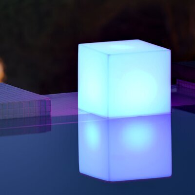 Cube lumineux à LED multicolore et sans fil H32 cm - HEMERA