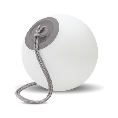Lampe ronde 24 cm à LED sans fil et télécommandée grise - HEMERA