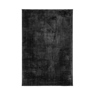 Tapis 200x300 cm en polyester gris foncé - KONRAD