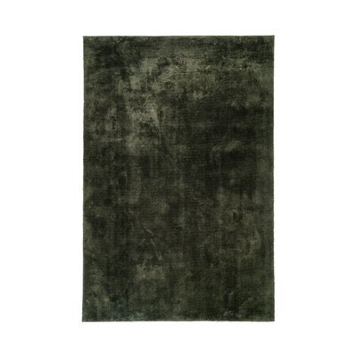 Tapis 200x300 cm en polyester vert foncé - KONRAD