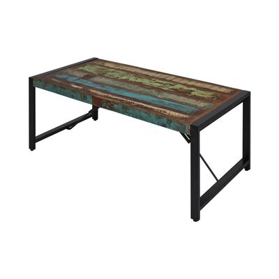 Table basse 120 cm en bois recyclé - WINSEN