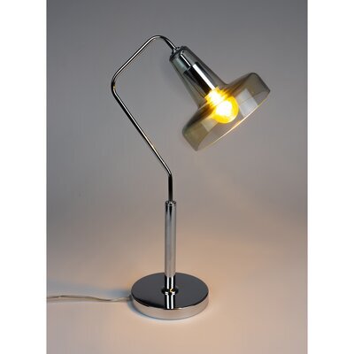 Lampe de table 35x20x59 cm en verre fumé vert clair - KANPUR