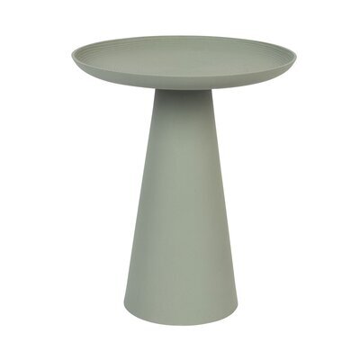 Table d'appoint ronde 34,5x41,5 cm en aluminium vert - ARRAY