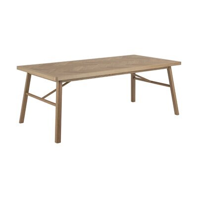 Table à manger 200x100x75 cm en chêne naturel - GALWY