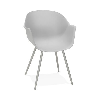 Chaise repas 60x60x85 cm plastique gris - GUIDO