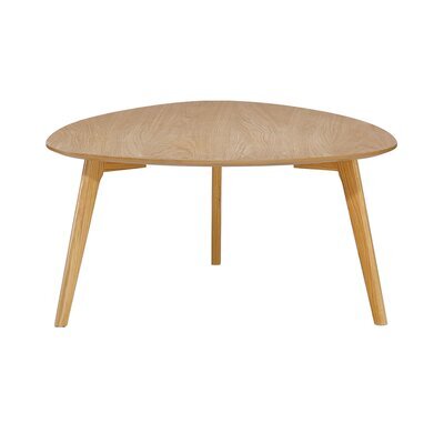 Table basse 80x80x40 cm décor chêne naturel - BALTIC