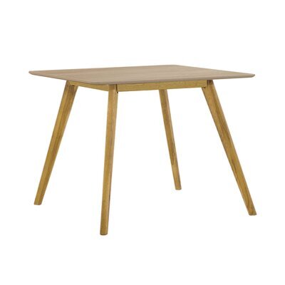 Table bistrot 80x80x75 cm décor chêne naturel - BALTIC