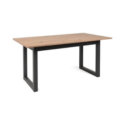 Table à manger extensible 160-200x90x75 cm chêne clair - SYLON